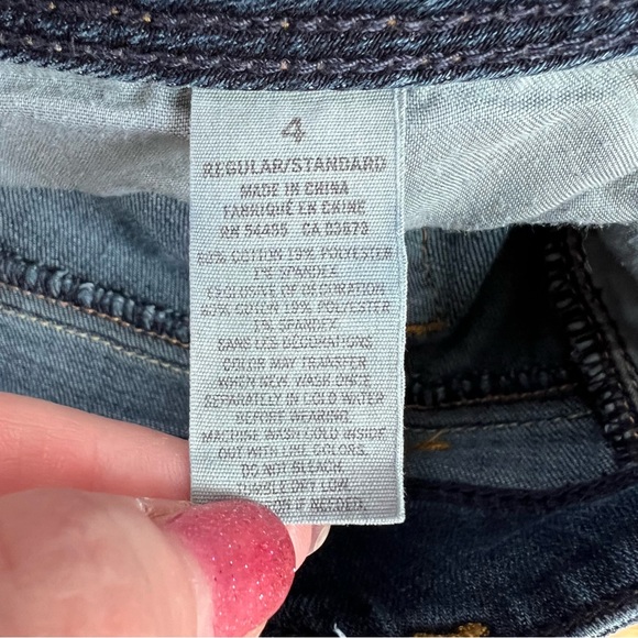 American eagle distressed y2k super stretch slim boot jeans 4 regular - Picture 9 of 9